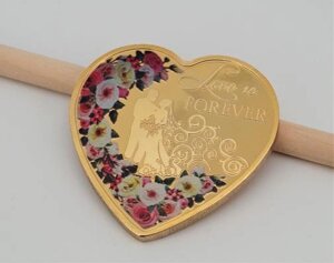 Монета сувенірна Серце "Любов назавжди" арт. 03418