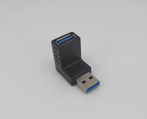 Перехідник кутовий USB А на USB В (тато/мама) арт. 03763