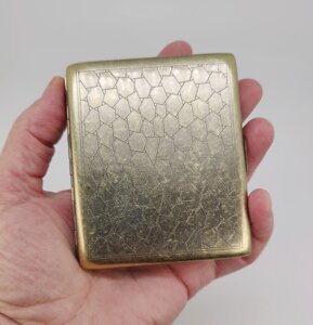 Портсигар металевий "Соті" бронза (на 20 цигарок) арт. 04147