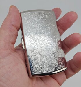 Портсигар "Візерунковий" металевий (на 12 цигарок) арт. 04036