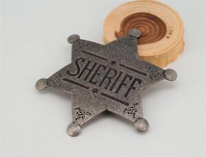 Значок Sheriff (колір — античне срібло) арт. 03685