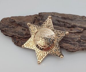 Значок Sheriff (колір — чисте золото) арт. 03954