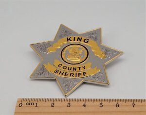 Значок Sheriff (колір — срібло) арт. 03703