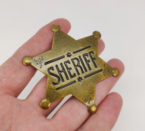 Значок Sheriff (колір — золото) арт. 03955