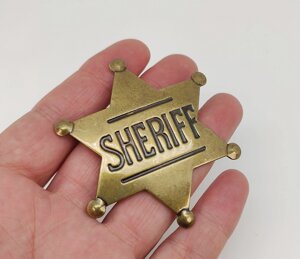Значок Sheriff (колір — золото) арт. 03956