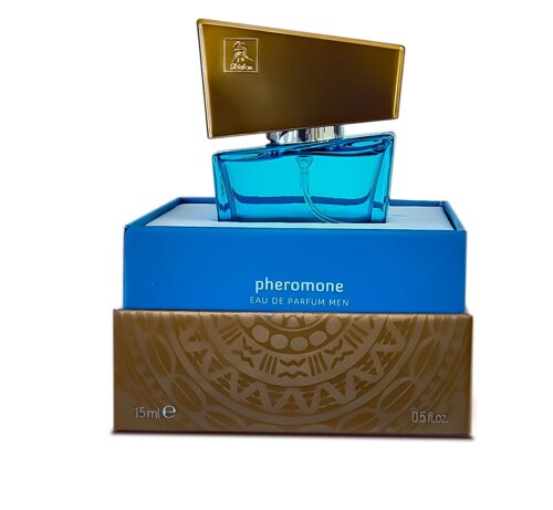 Духи з феромонами чоловічі SHIATSU Pheromone Fragrance men lightblue 15 мл - CherryLove