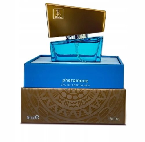 Духи з феромонами чоловічі SHIATSU Pheromone Fragrance men lightblue 50 мл - CherryLove