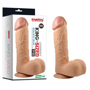 Фалоімітатор із мошонкою LoveToy Legendary King Sized Realistic Dildo 9 - CherryLove