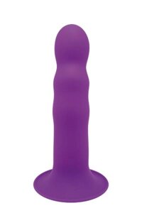 Фалоімітатор термоактивний Dreamtoys Solid Love Ribbed Фіолетовий - CherryLove