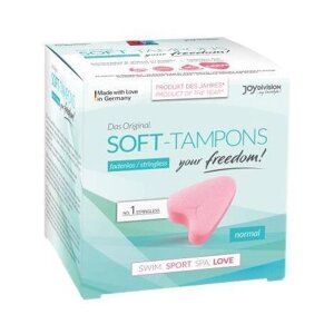 Гігієнічні тампони Joydivision Soft-Tampons normal 3 шт - CherryLove