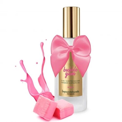 Масажний гель 2 у 1 Bijoux Cosmetiques BUBBLEGUM 100мл - CherryLove