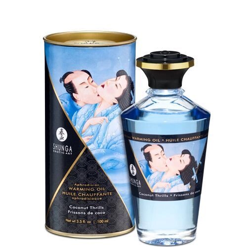 Олія Shunga Aphrodisiac Warming Oil Coconut Thrills 100 мл - CherryLove