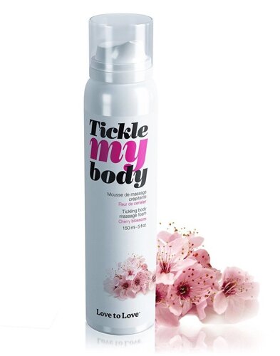 Масажна піна Love To Love TICKLE MY BODY Cherry Blossom 150 мл - CherryLove