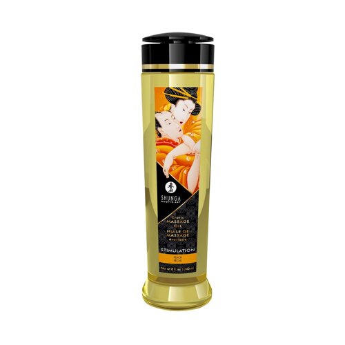 Масажна олія Shunga Stimulation Peach 240 мл - CherryLove