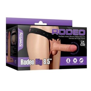 Страпон LoveToy Rodeo Big Strap-On 8.5 - CherryLove