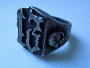 Кільце з неіржавкої сталі "666"