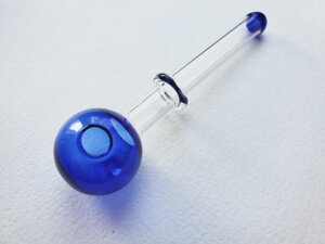 Скляна трубка Oil Pipe з боросилікатного скла " Кільце "