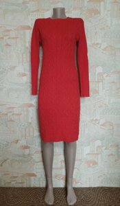 РОЗПРОДАЖ! Сукня кашемір машинна в'язка колір червоний Туреччина 44-48р.