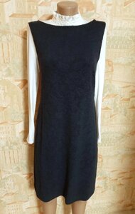 Розпродаж! Сукня-сарафан футляр із трикотажу колір-темно-синій L/XL