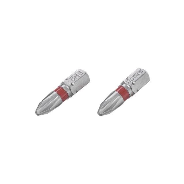 Комплект викруткових насадок PH2 1/4" * 25 мм, S2, уп. 2 шт, STORM INTERTOOL VT-0218 від компанії STOmag - фото 1