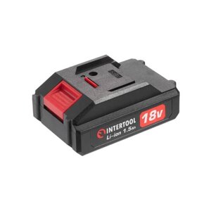 Акумулятор 18 В, літій-іон, 1.5 Ач, для шуруповерта DT-0315 INTERTOOL DT-0316