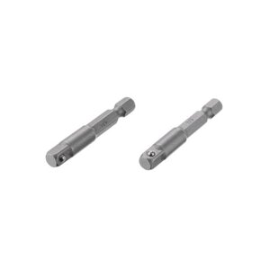 Перехідник з Hex 1/4" на квадрат 1/4 "під шуруповерт, CR-V, уп. 2шт INTERTOOL VT-0234