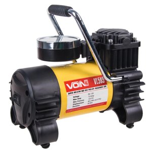 Автомобільний компресор 150psi/15A/40л/прикур./перехідник на клеми VOIN VL-585