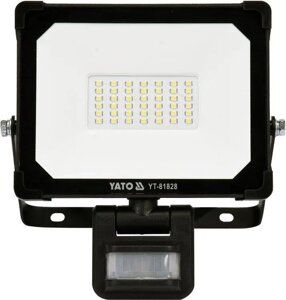 Світлодіодний прожектор з датчиком руху SMD LED 30W YATO YT-81828