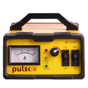 Зарядний пристрій 12&24V/0-15A/5-190AHR/LED-Ампер. Імпульсний PULSO BC-12245