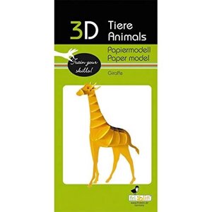 3D модель з картон Жираф-Жирафа Fridolin