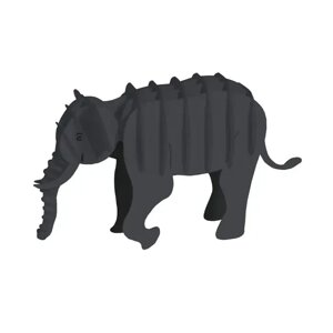 3D модель з картону Слоник Elephant Fridolin