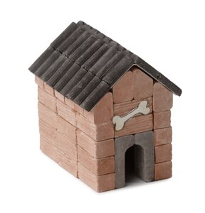 Керамічний конструктор із міні цеглинок Будинок для собак