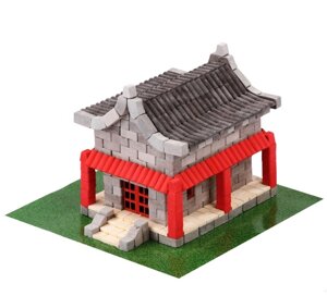 Керамічний конструктор із міні цеглинок Китайський будинок