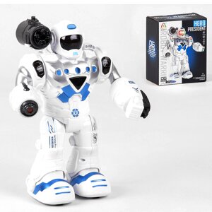Бойовий робот стріляє Kimi проектор зі світловим та звуковим ефектом Біло-синій 6975098010085