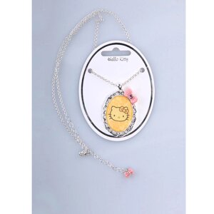 Ланцюжок з кулоном Hello Kitty Sanrio Жовто-рожевий 4045316232284