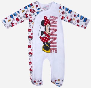 Людина (комбінезон) Minnie Mouse Disney 56-62 см (0-3 міс) MN18367 Білий 8691109924520