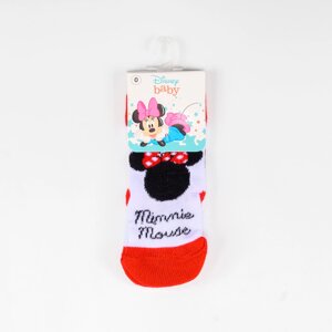 Шкарпетки Мінні Маус 18-19р (3-9 міс) Disney MN17042-2 Біло-червоний 2000000036755