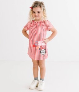 Платье Minni Mouse 86-92 см (18-24 мес) Disney MN17463 Бело-красный 8691109876843
