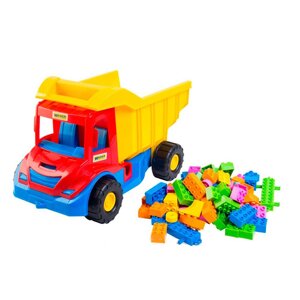 Самоскид Mini Truck Wader з конструктором Різнокольоровий 4820159392216