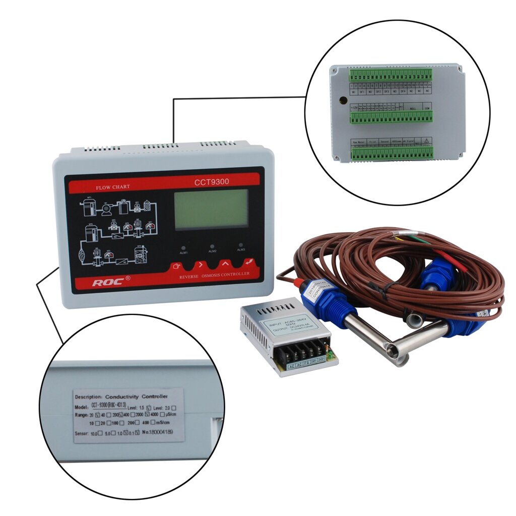 Монітор контролер CCT-9300 (ROC-4313) для промислових систем зворотнього осмосу від компанії Інтернет магазин RAIFIL UKRAINE - фото 1