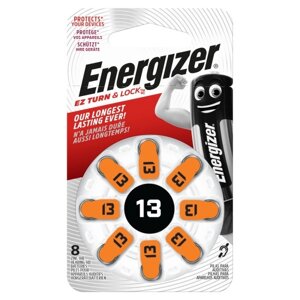 Батарейка energizer zinc air 13 8 шт.
