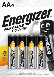 Батарейка energizer AA/LR6 alkaline power 4шт (24)