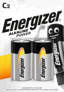 Батарейка energizer C/LR14 alkaline power 2 шт.