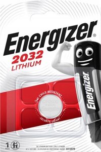 Батарейка energizer CR2032 lithium 1шт.