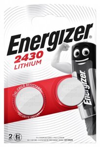 Батарейка energizer CR2430 lithium 2шт.