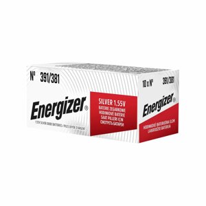 Батарейка ENERGIZER Silver Oxide 391/381 10 шт.