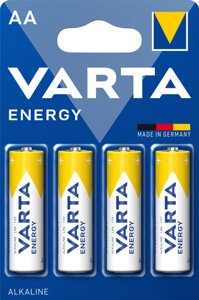 Батарейки VARTA Energy AA/LR6 Alkaline 4 шт.