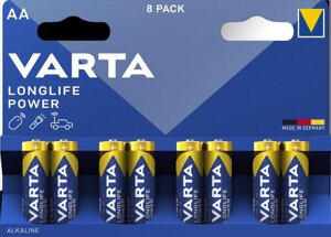 Батарейки VARTA longlife POWER AA/LR6 alkaline 8 шт.