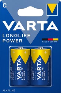 Батарейки VARTA longlife POWER C/LR14 2 шт.