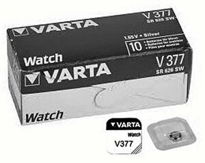 Батарейка VARTA V 377 WATCH 10 шт.